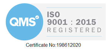 ISO 9001 : 2015 Certificate No. 198612020